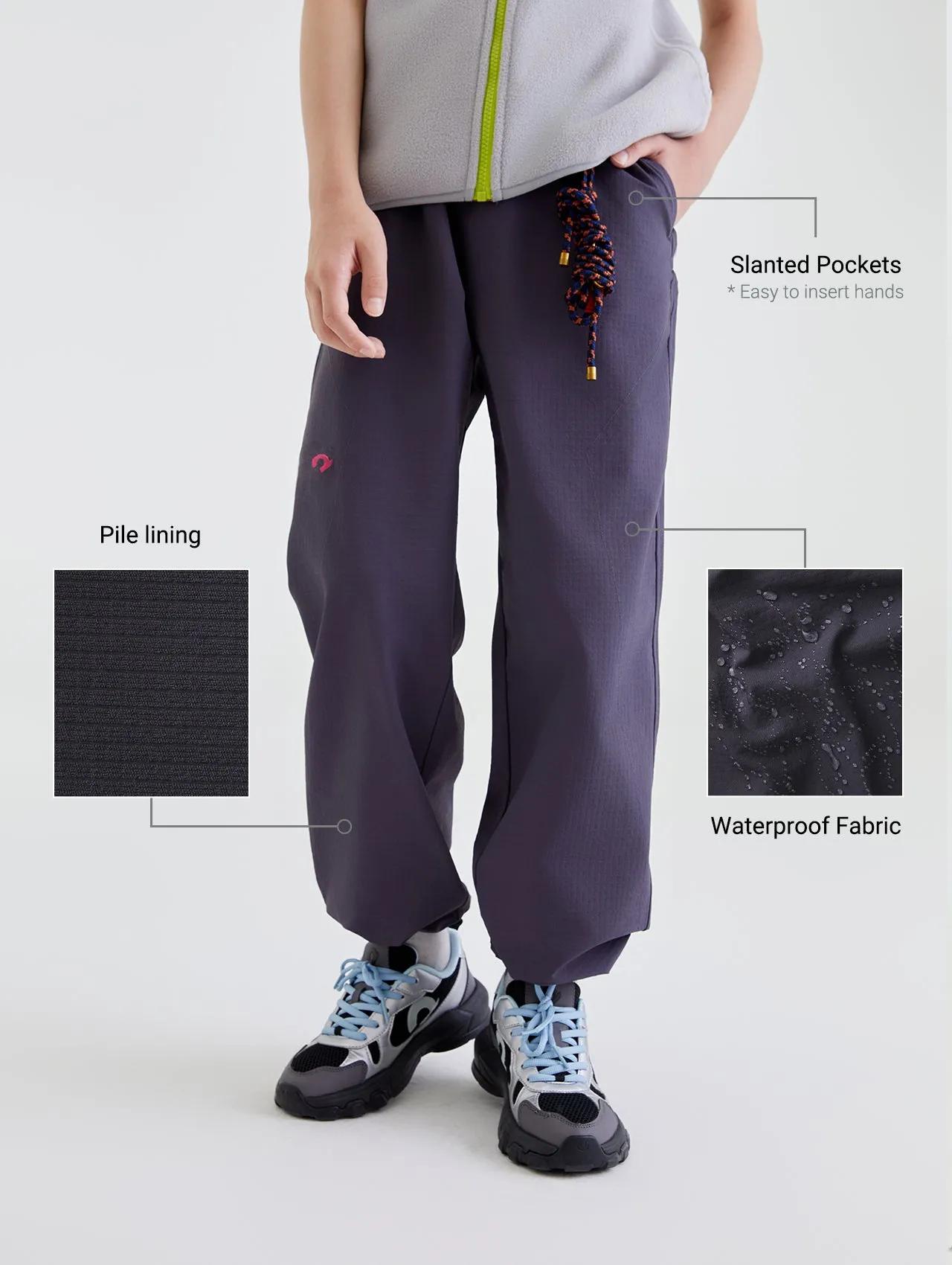 Adult Piled Woven Cargo Pants