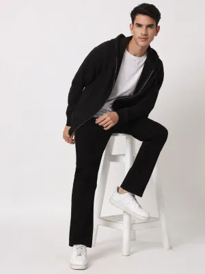 Black straight jeans