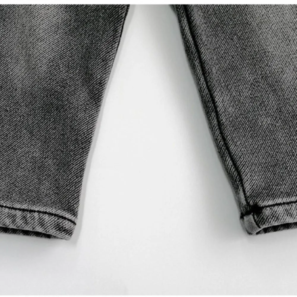Boys Elastic Band Smile Printed Pants Wholesale Boys Jeans