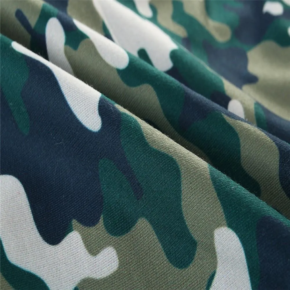 Boys Love Camouflage Pattern Top & Net Pants Boys Wholesale