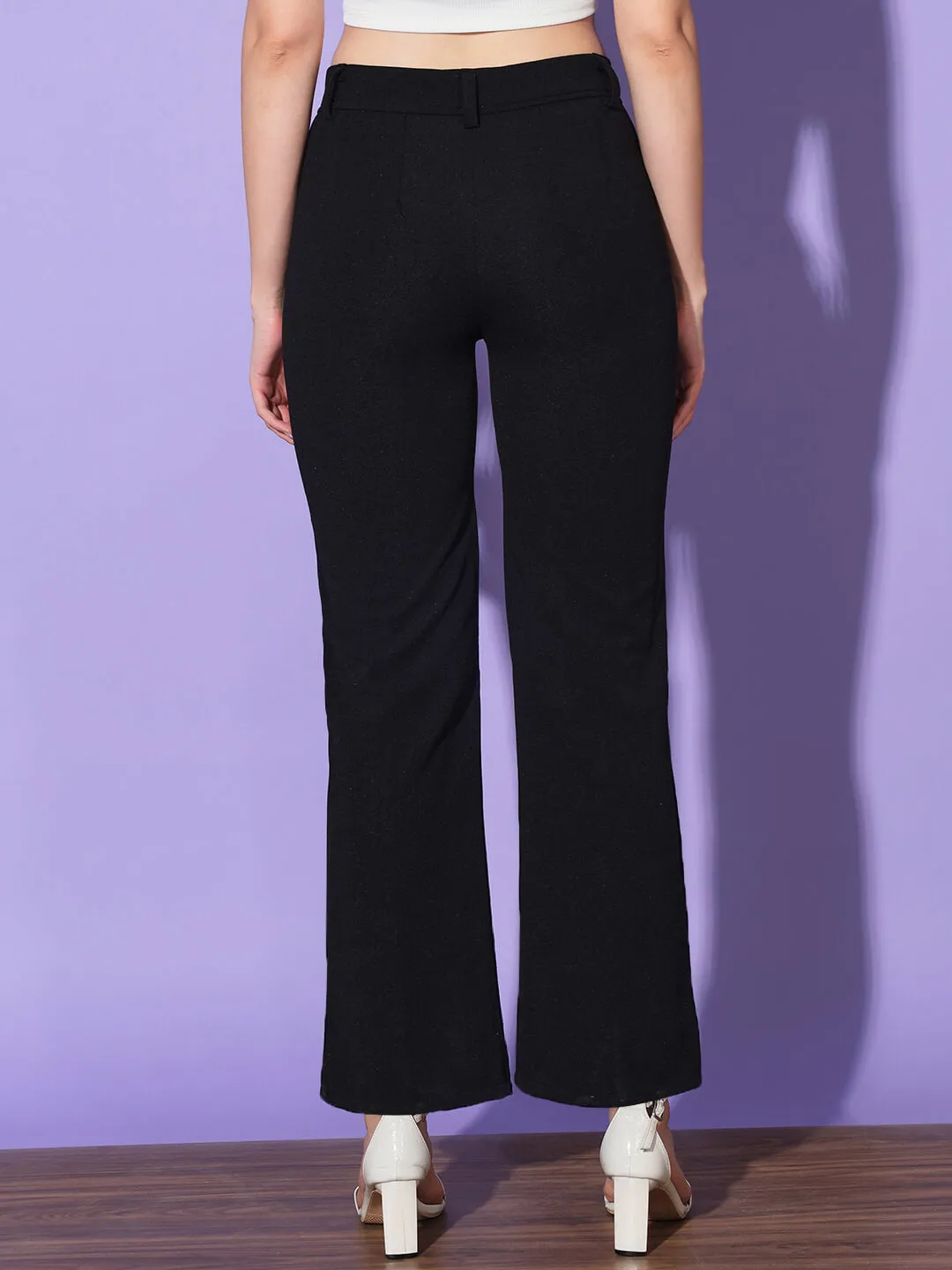 Carrera Full Length Women Formal Trousers and Pants-3301