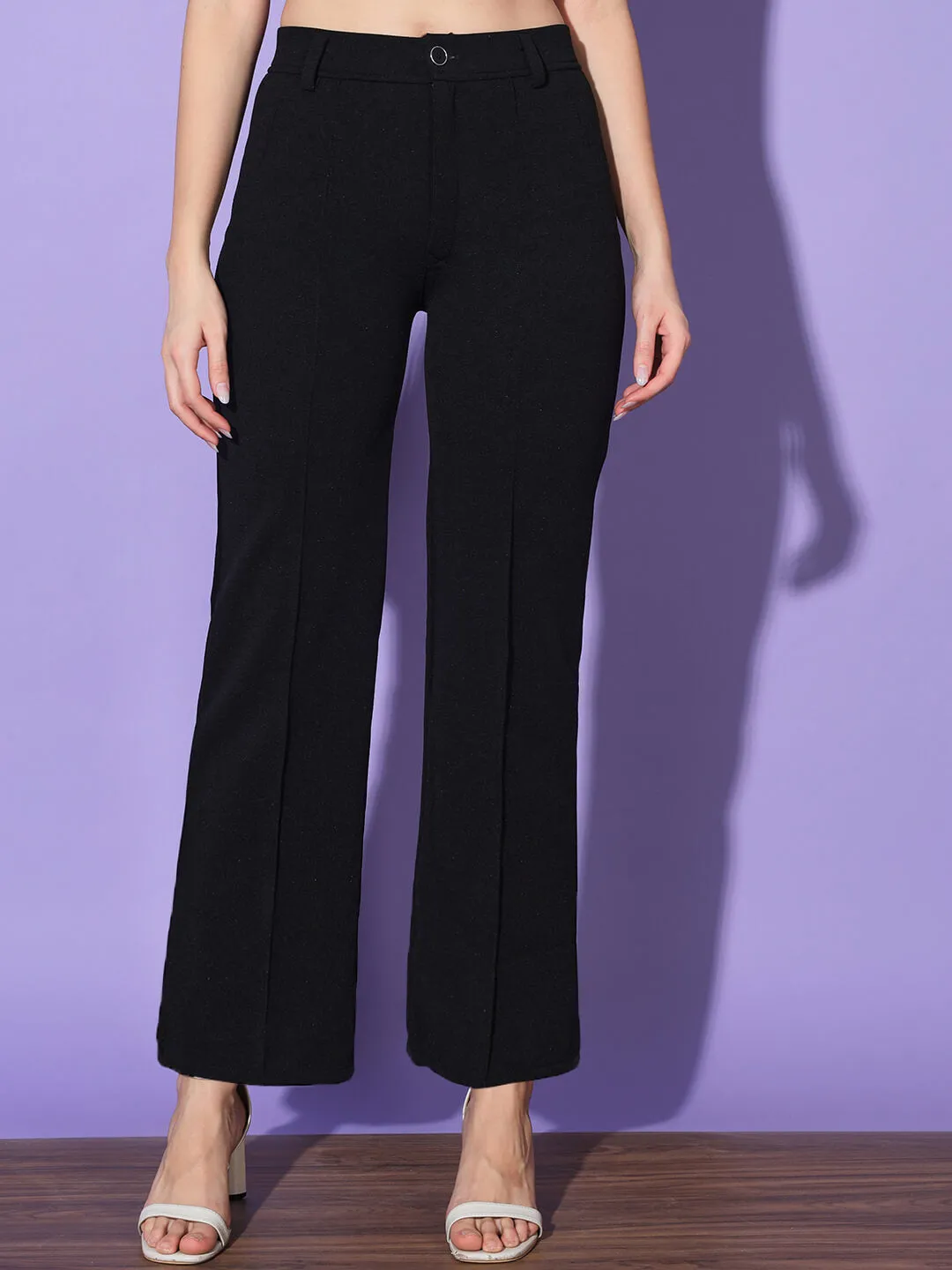 Carrera Full Length Women Formal Trousers and Pants-3301