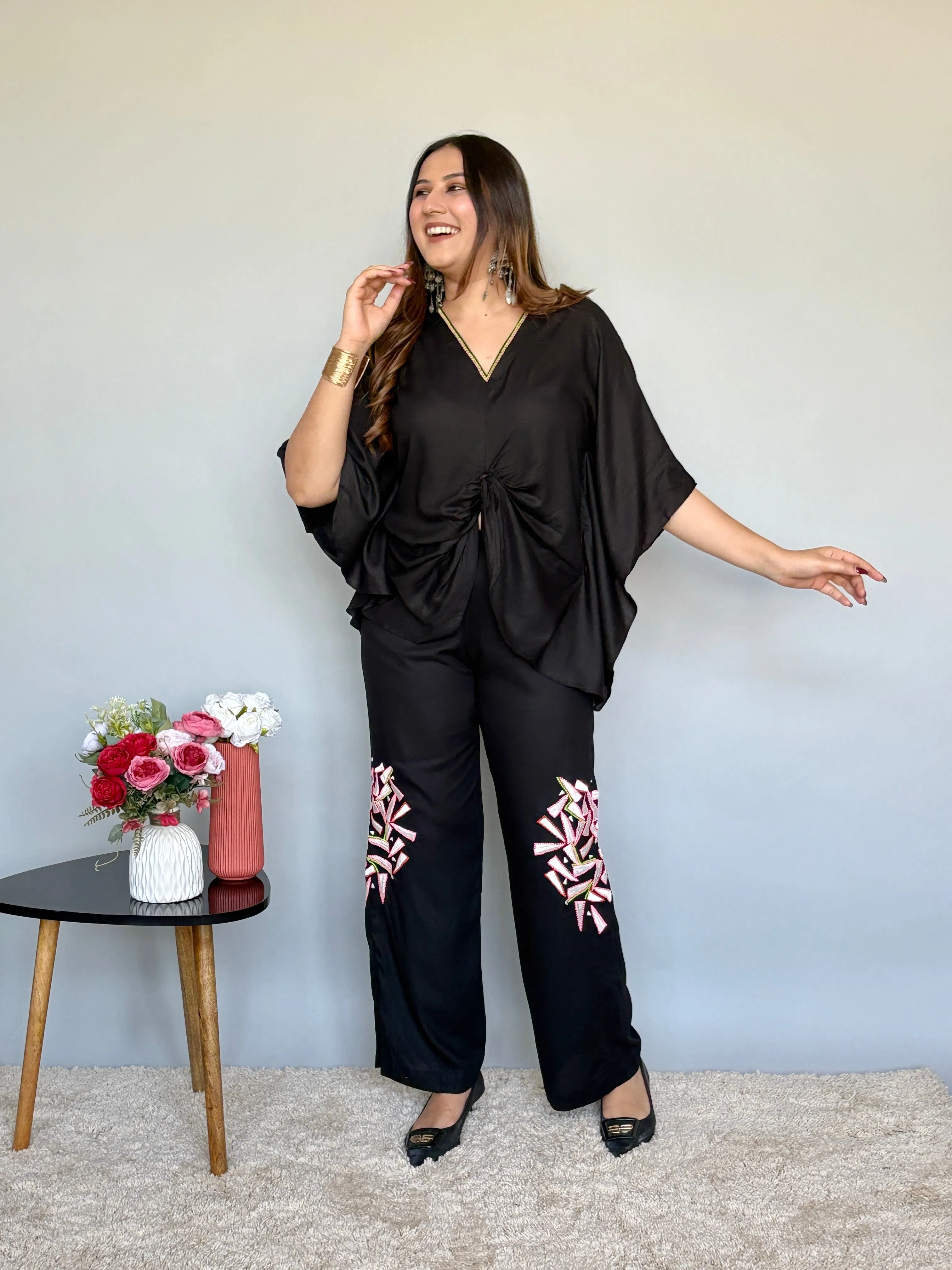 Chic Black Cord Set