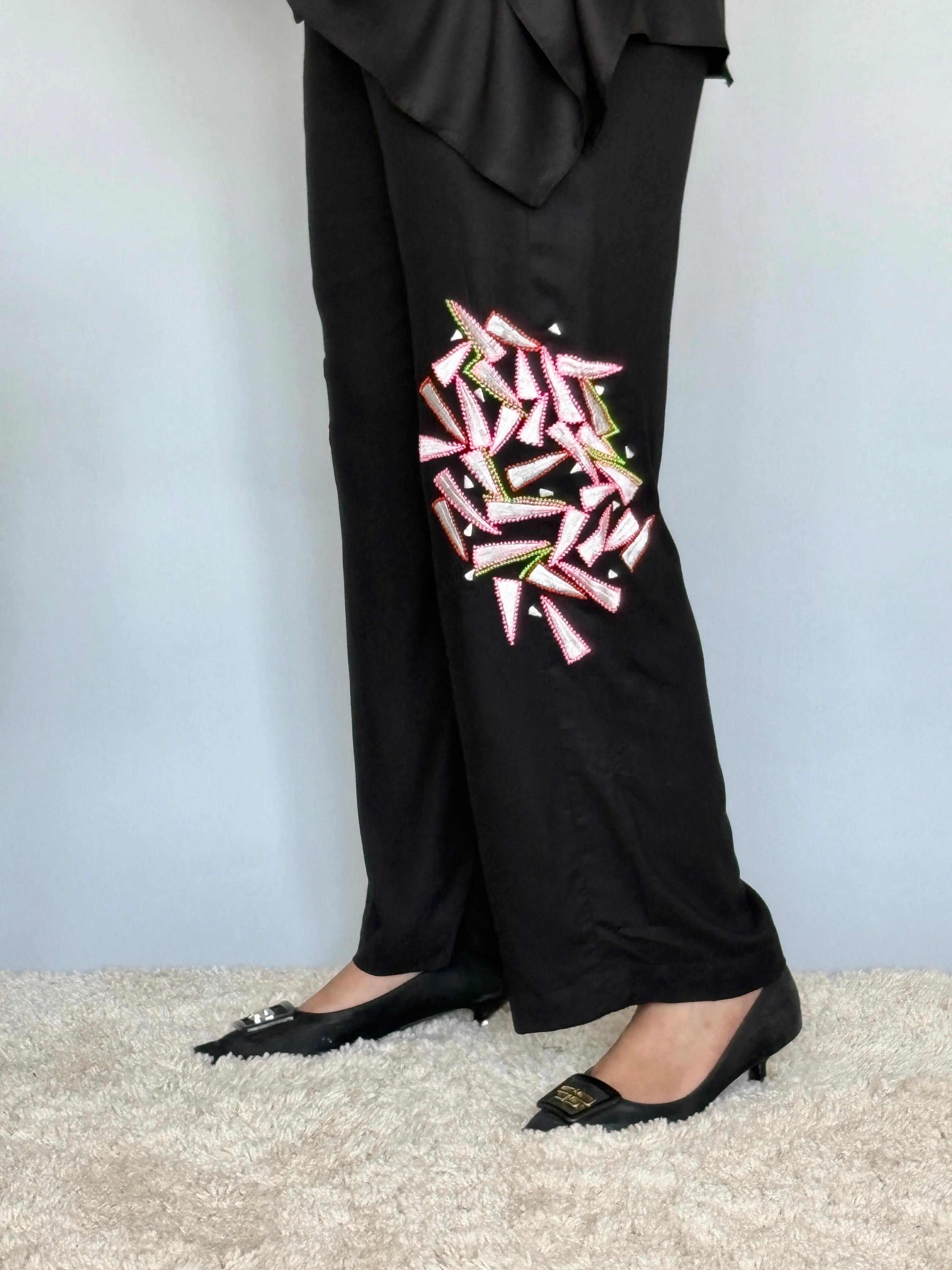 Chic Black Cord Set