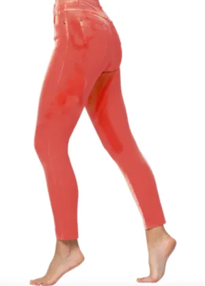 Coral Straight Leg Jeans