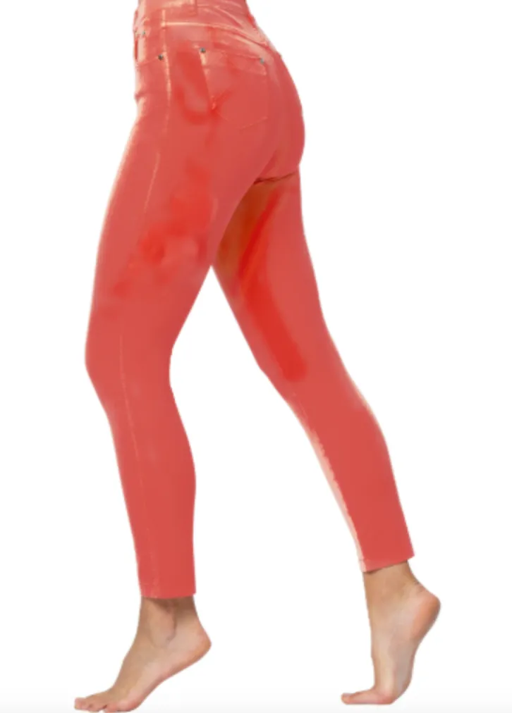 Coral Straight Leg Jeans