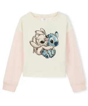 Disney Stitch Hoodie for Girls - Cropped Sweatshirt Fashion Top for Girls and Teenagers 7-14 Years - Stitch Gifts