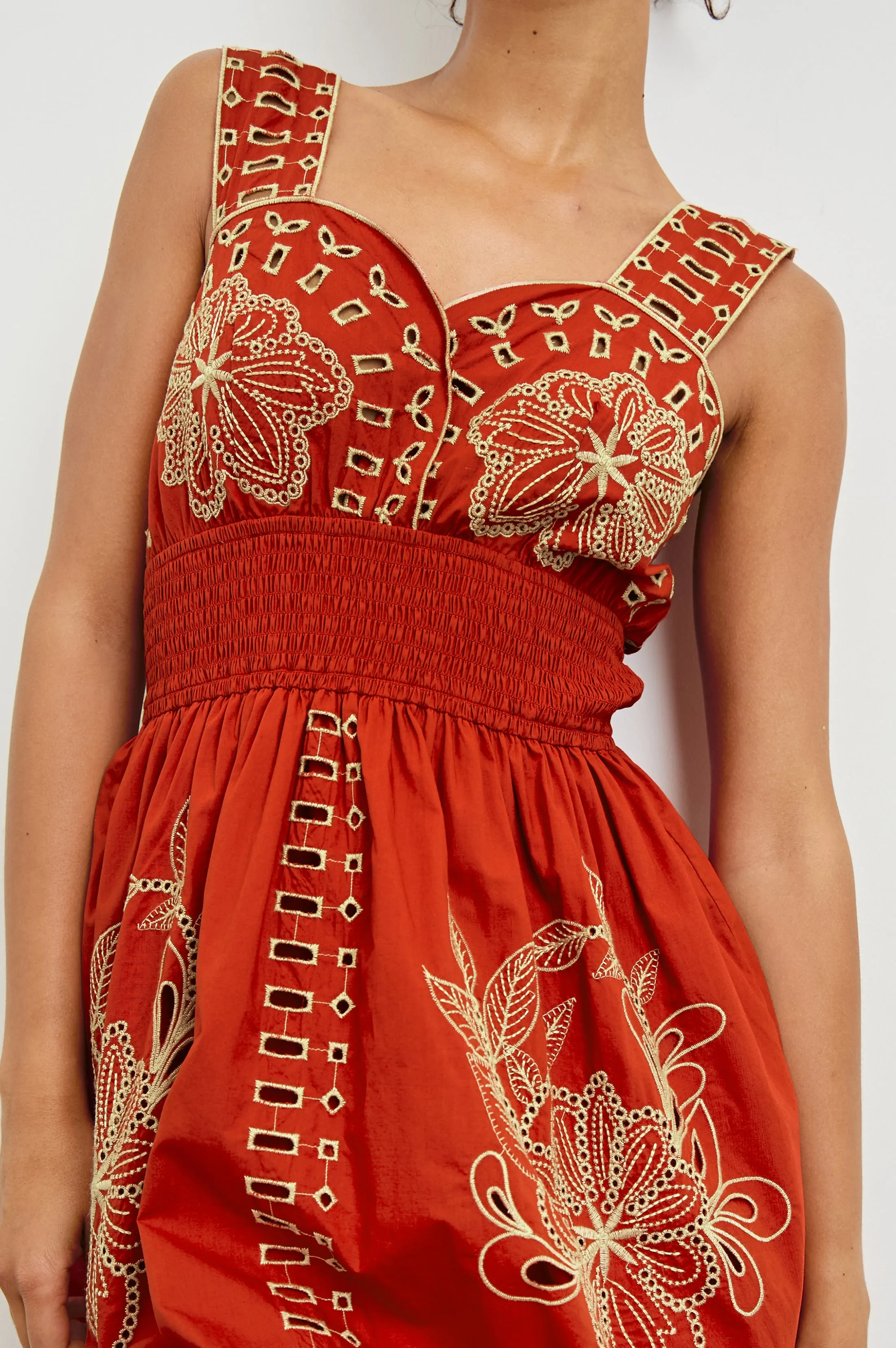 FAWN DRESS - TERRACOTTA