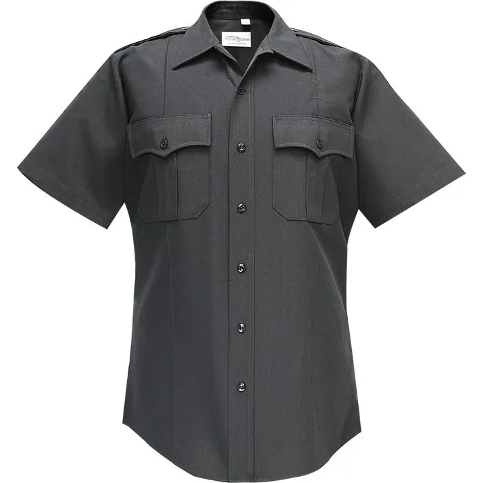 Flying Cross Men's Ohio Sheriff Short Sleeve Class A Shirt with Zipper- Polyester