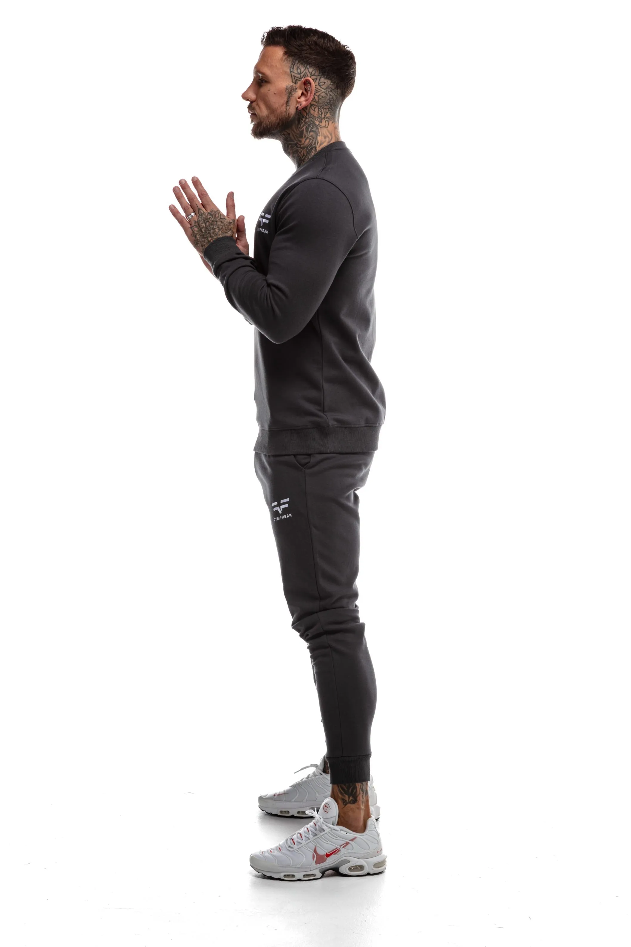 GymFreak Mens Power Sweatshirt - Charcoal