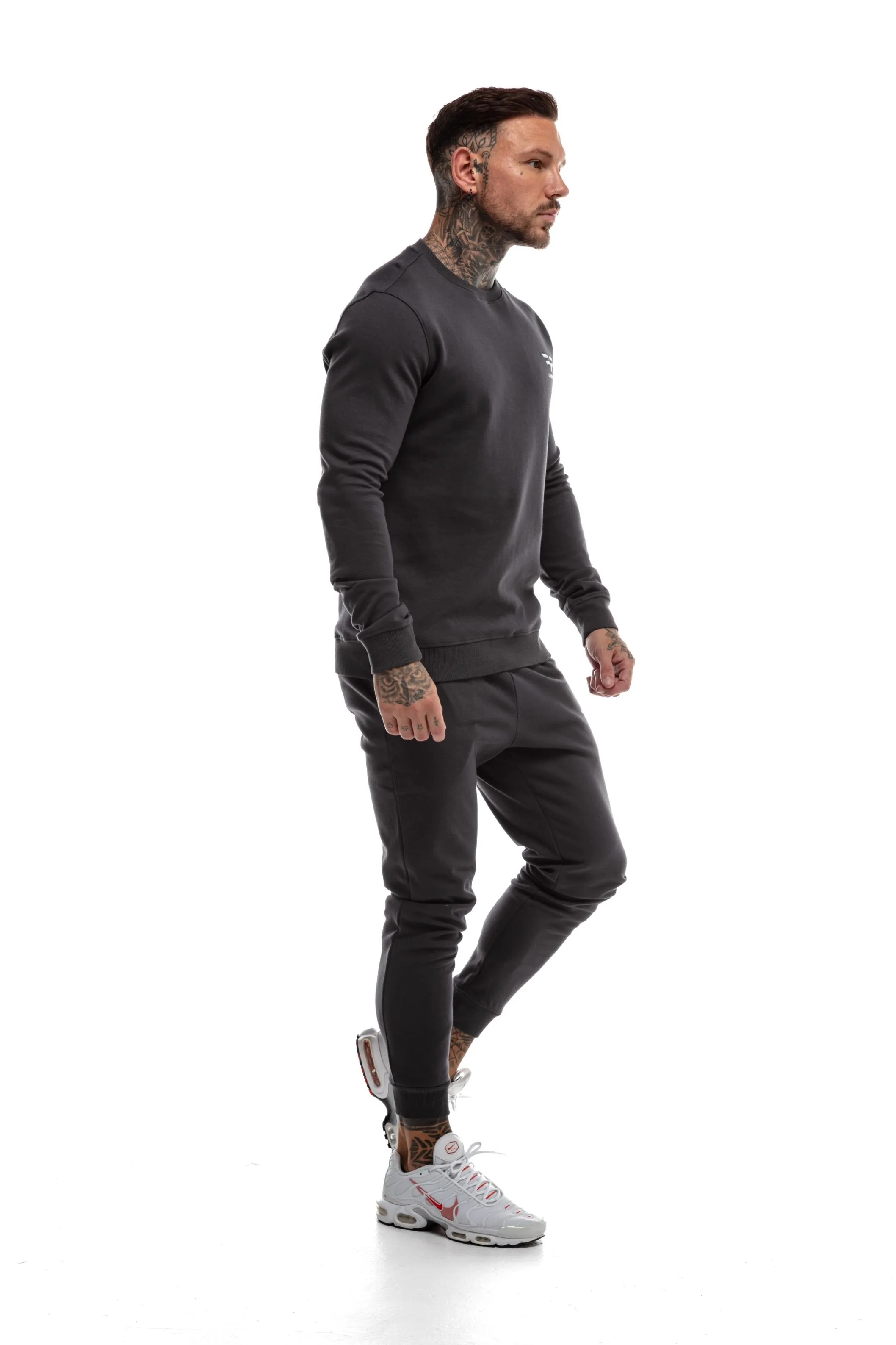 GymFreak Mens Power Sweatshirt - Charcoal