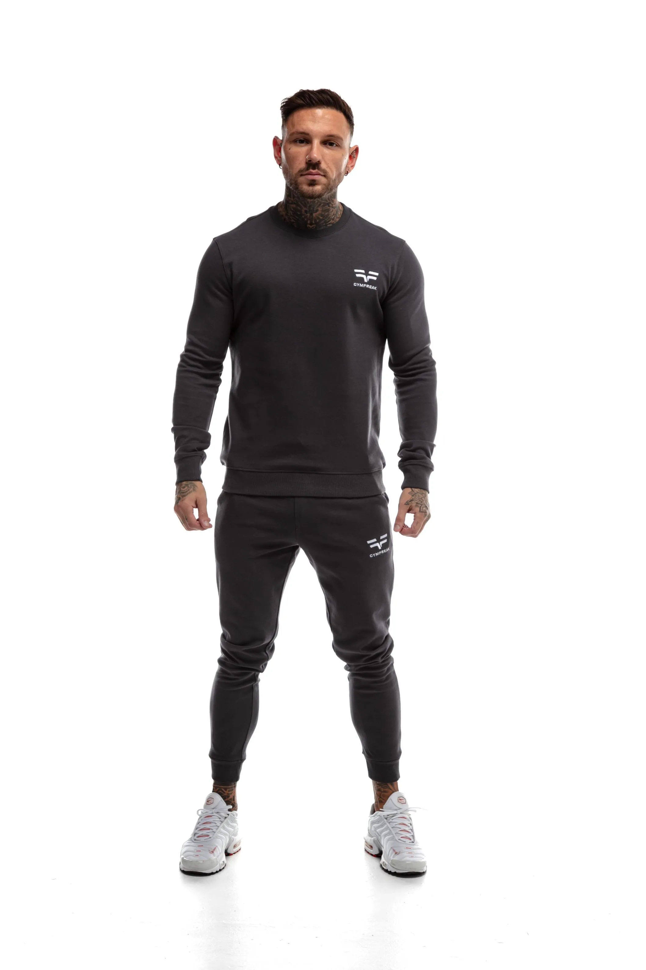 GymFreak Mens Power Sweatshirt - Charcoal