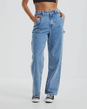 Hi Baggy Carpenter 90s Stonewash Jean