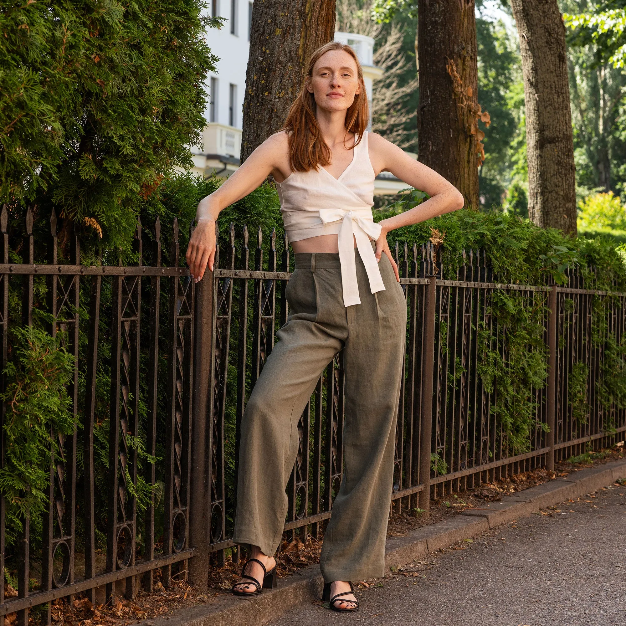 High Drape Pants Lotus