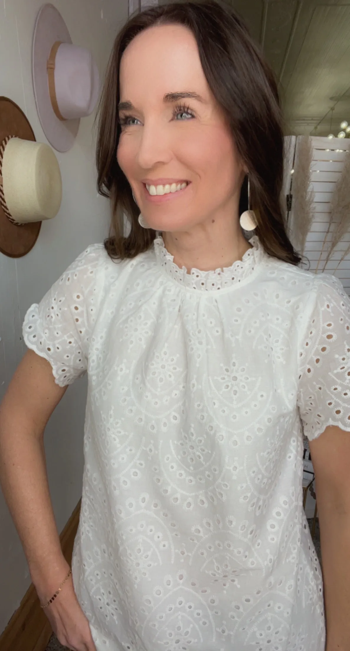 Jody's Eyelet Top