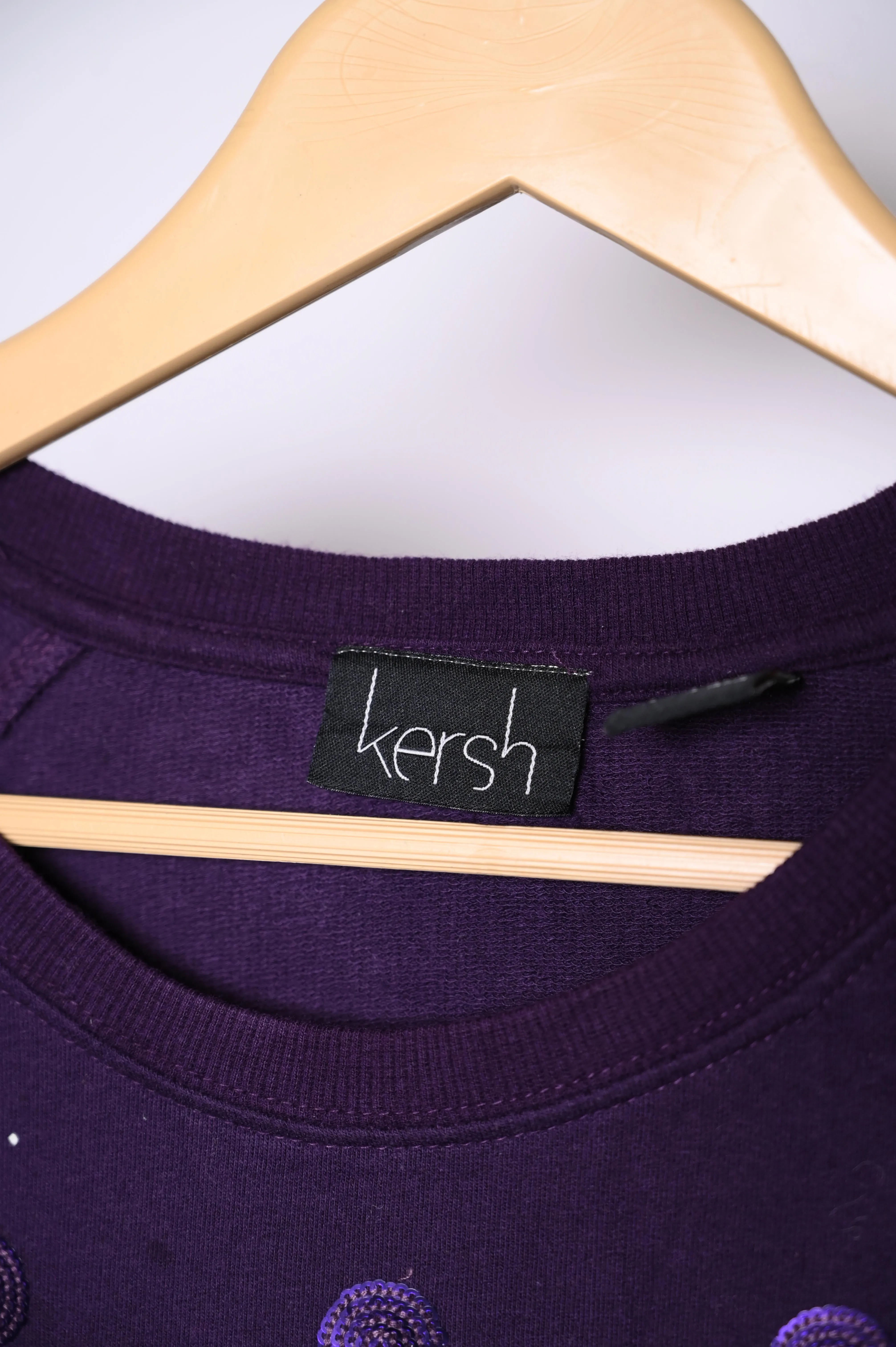Kersh Purple Sweatshirt - Medium