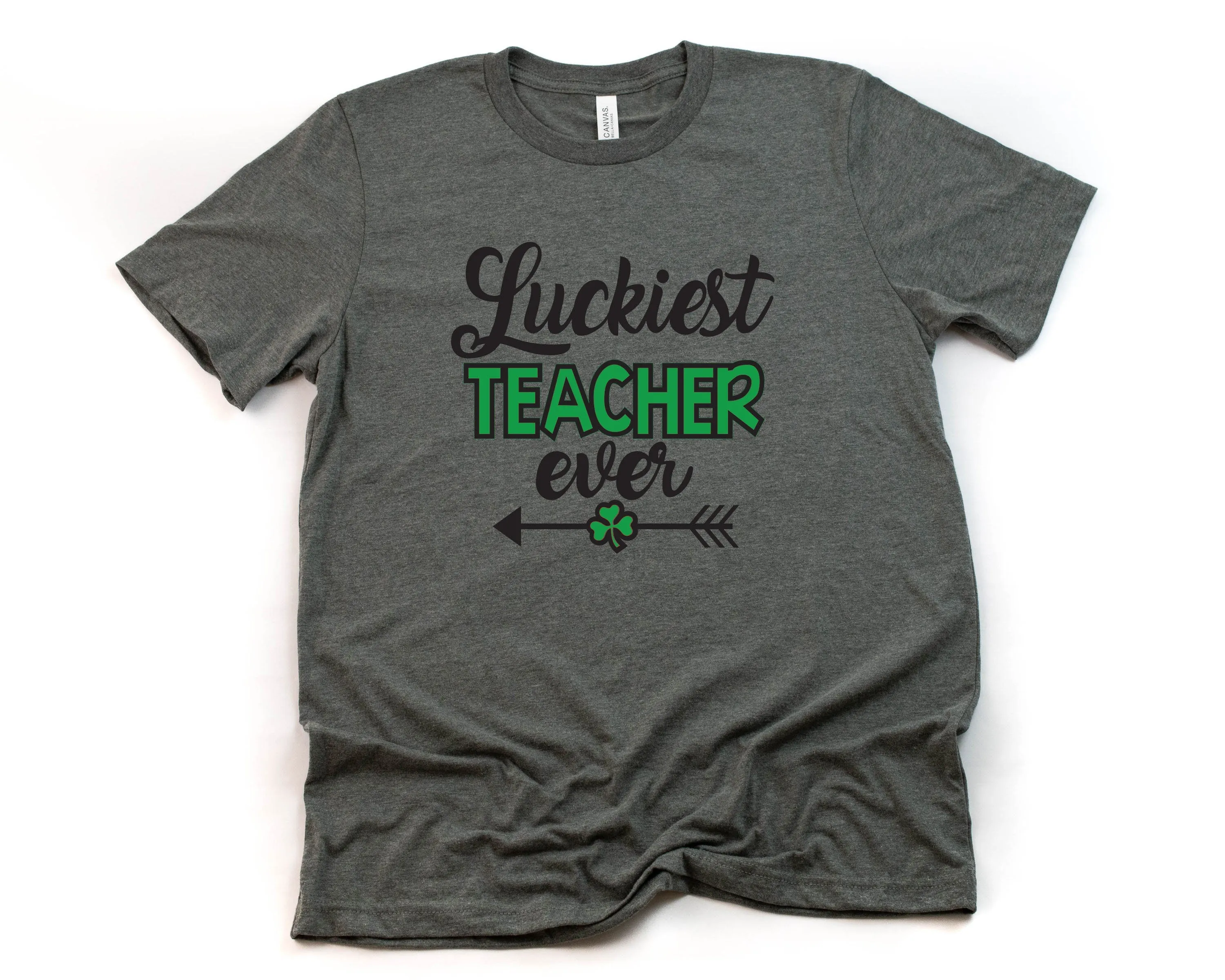 Luckiest Teacher Ever- St. Patrick's Day Shirt - Lucky Teacher Shirt - Teacher Shirt Gift