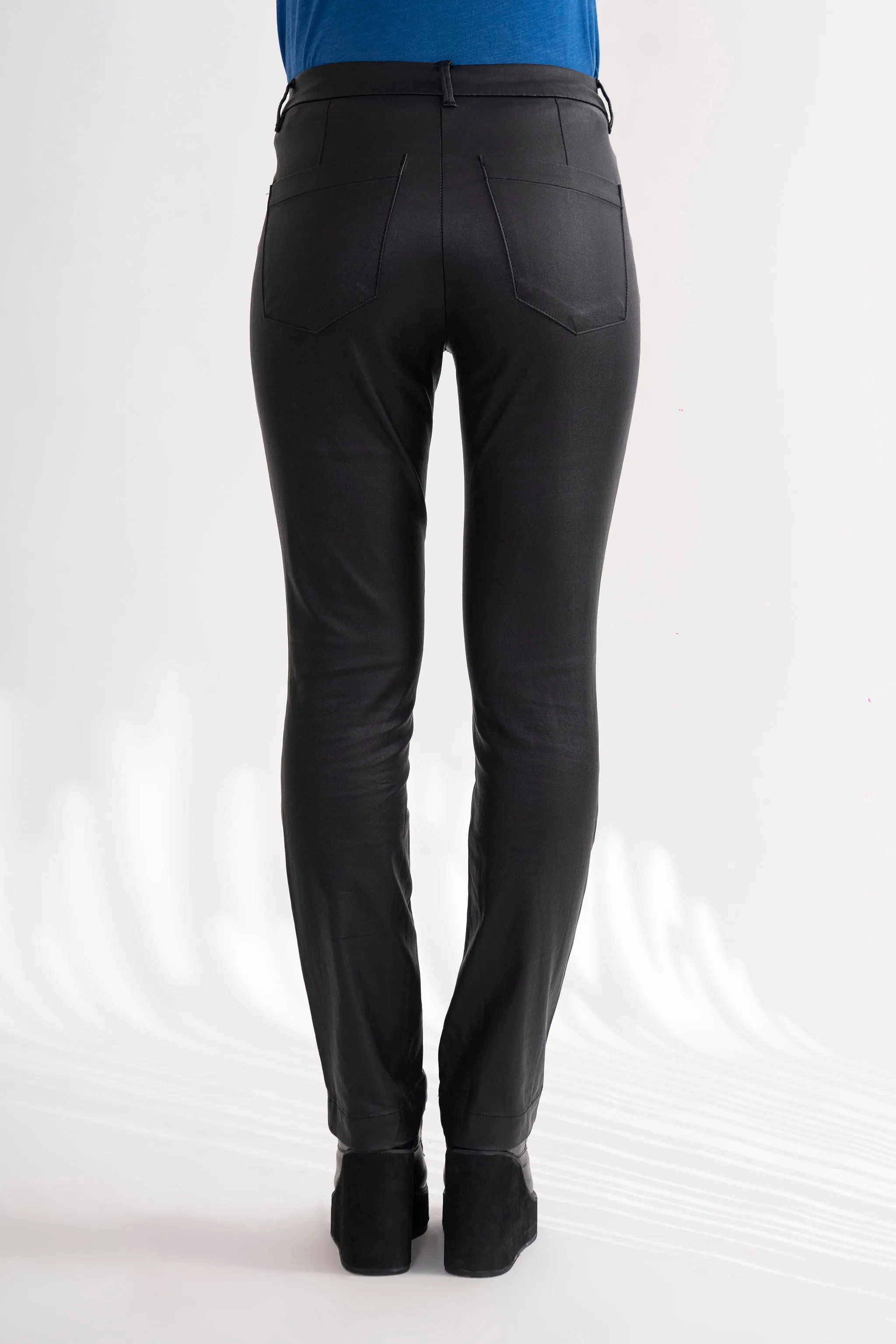 Matt Black Trousers