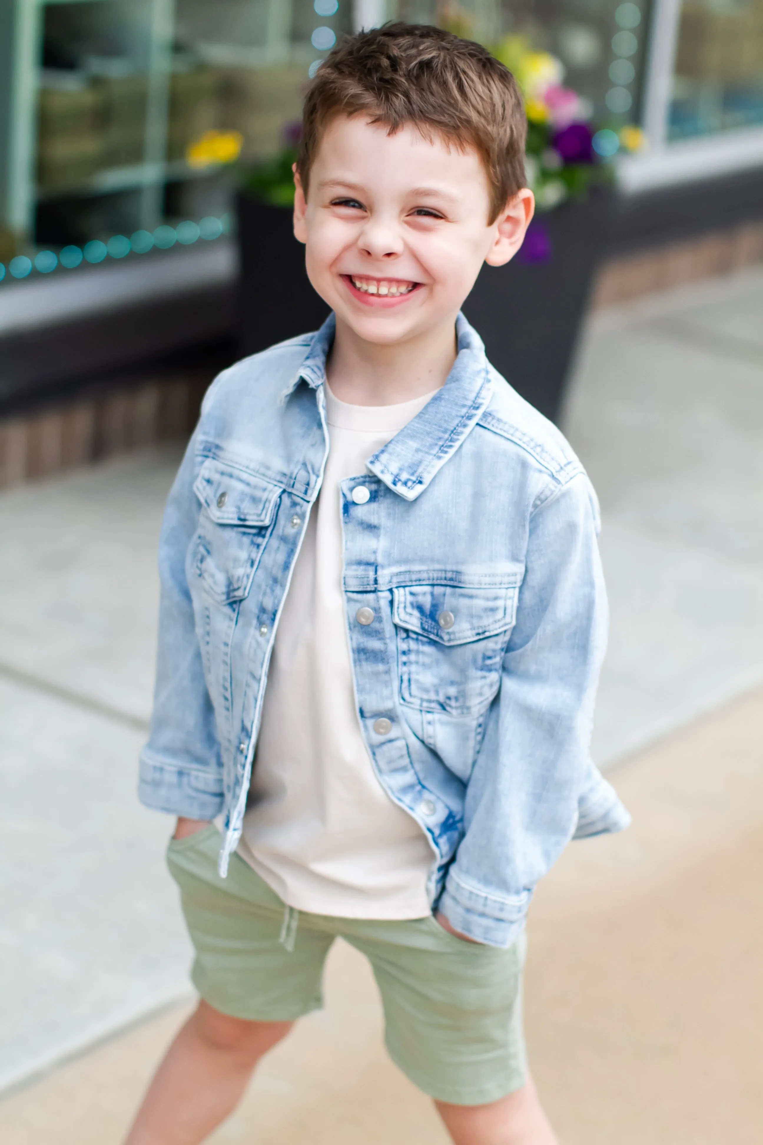 Mayoral - Soft Denim Jacket in Light Blue
