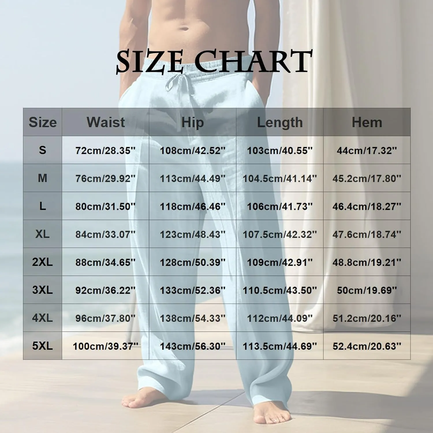 Mens Casual Pants Relaxed Fit Flower Print Pants Plus Size Baggy Beach Vacation Slacks Drawstring Waist Trousers