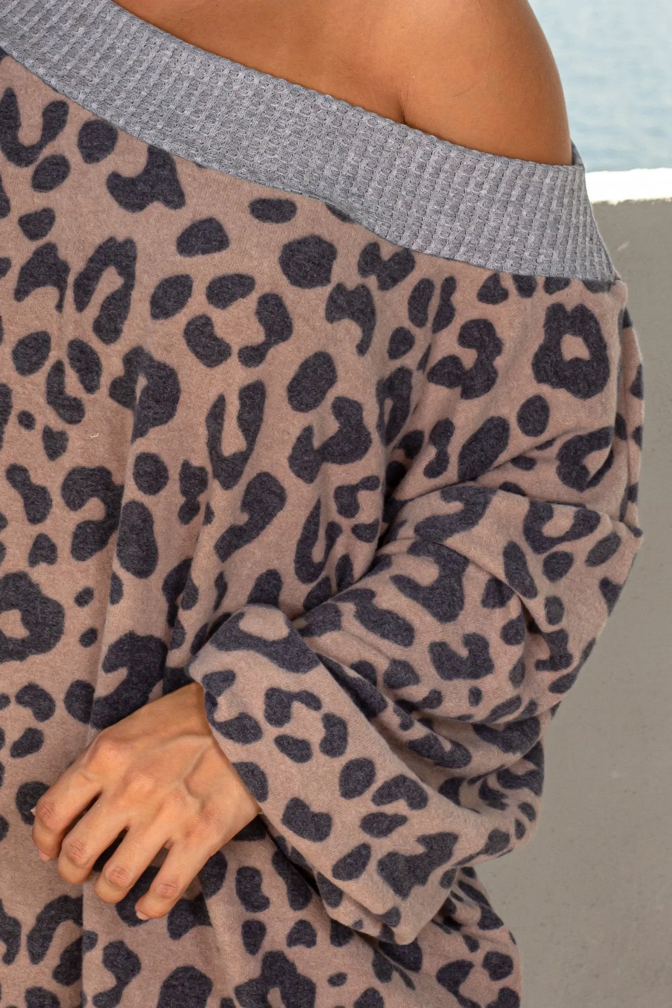 Mocha Leopard Sweater