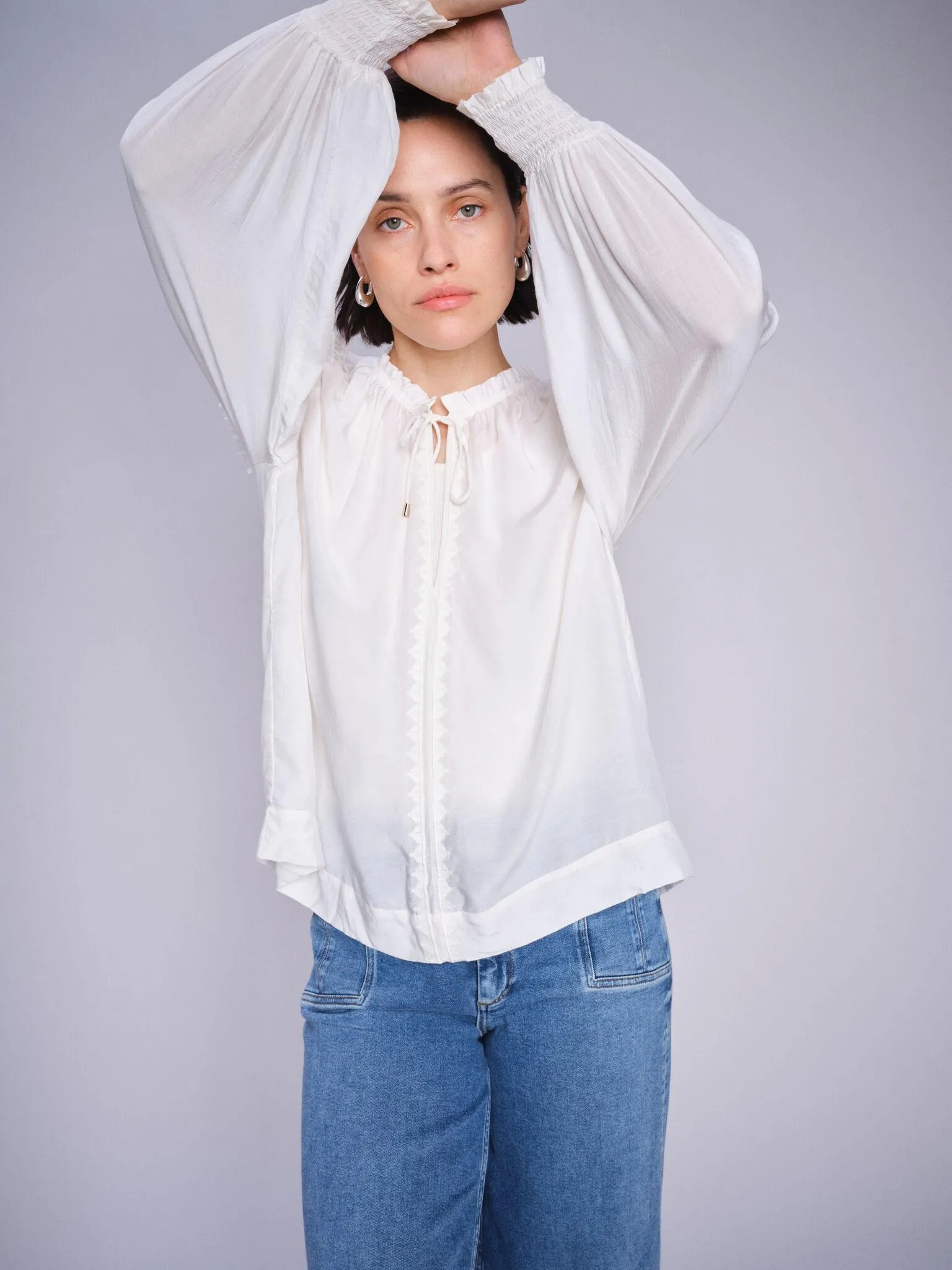 Mos Mosh Marb Sansa Emb Blouse