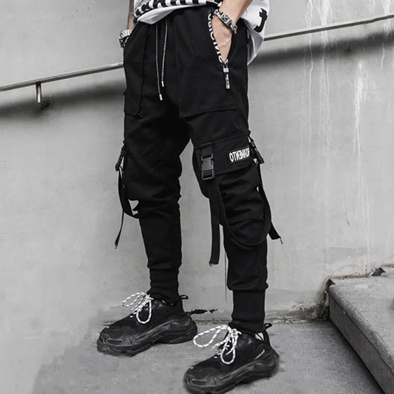 Multi-pocket Harem Hip Pop Pants