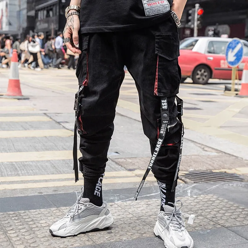 Multi-pocket Harem Hip Pop Pants