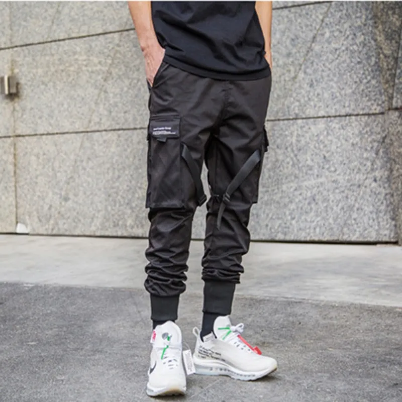 Multi-pocket Harem Hip Pop Pants