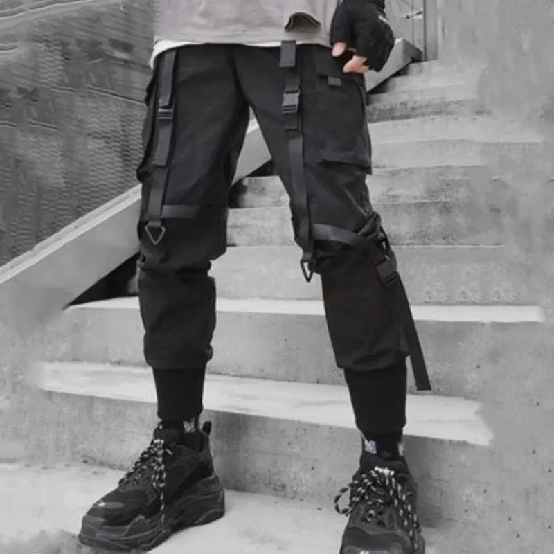 Multi-pocket Harem Hip Pop Pants