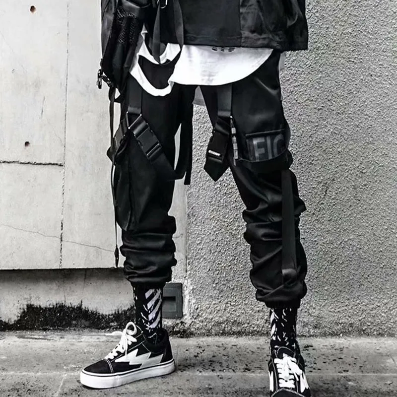 Multi-pocket Harem Hip Pop Pants