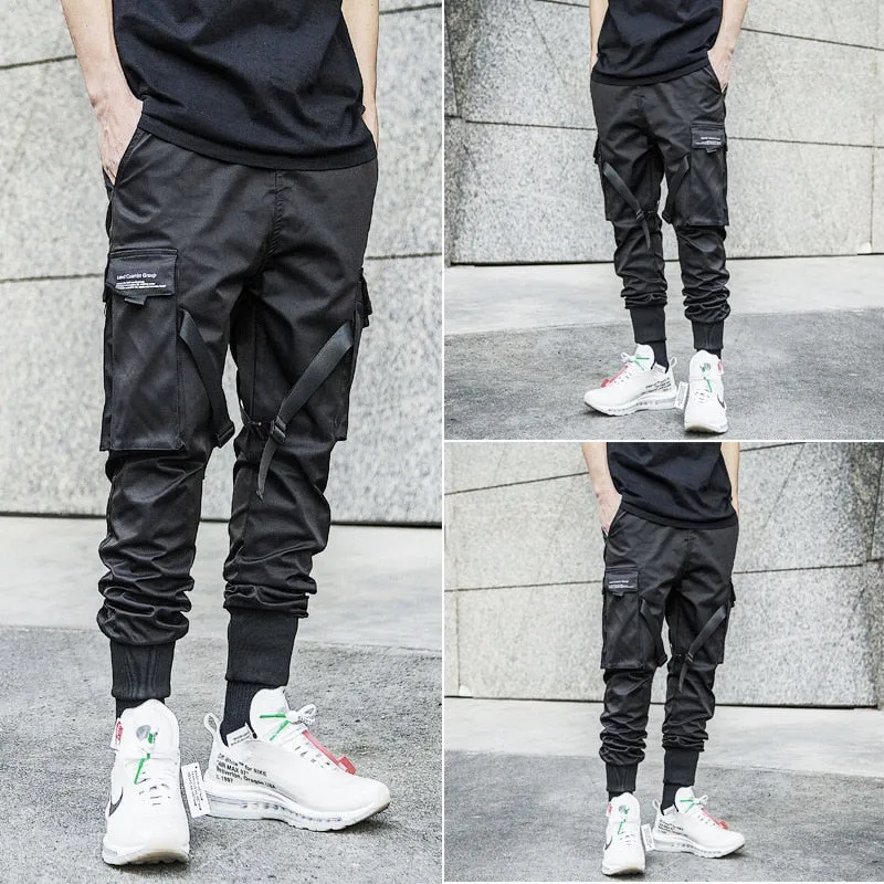 Multi-pocket Harem Hip Pop Pants