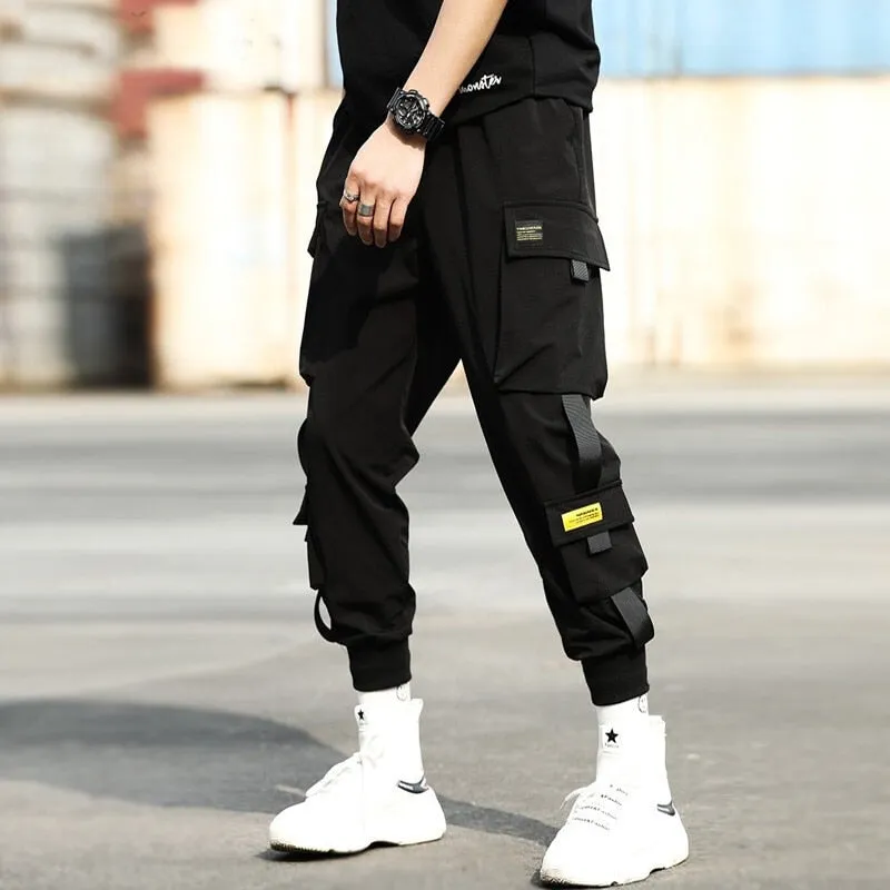 Multi-pocket Harem Hip Pop Pants
