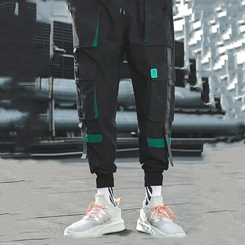 Multi-pocket Harem Hip Pop Pants
