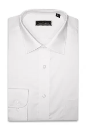 Non-Iron Plain Shirt - White