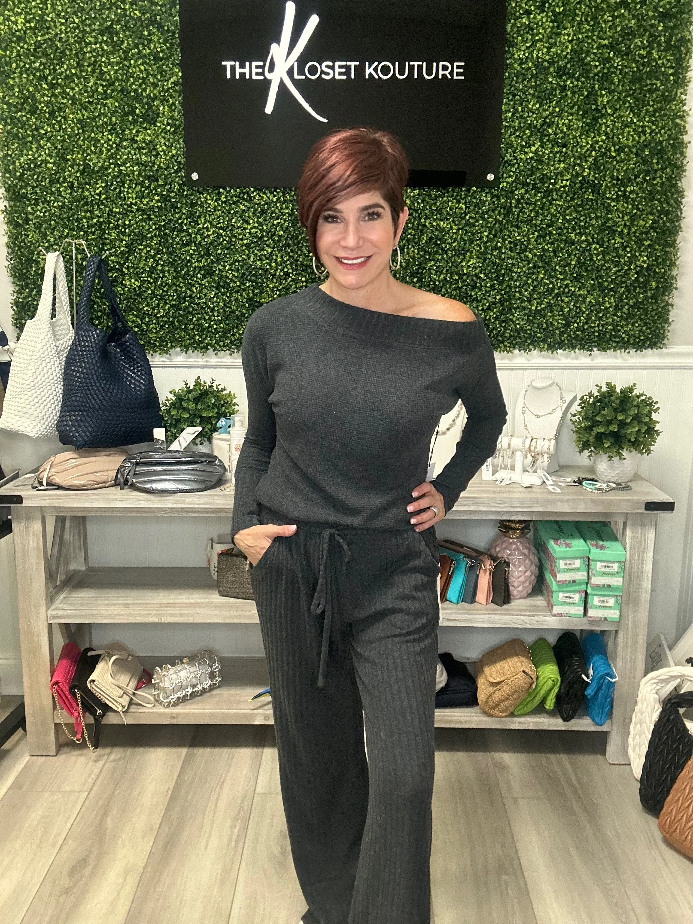 Off the shoulder Softie Top
