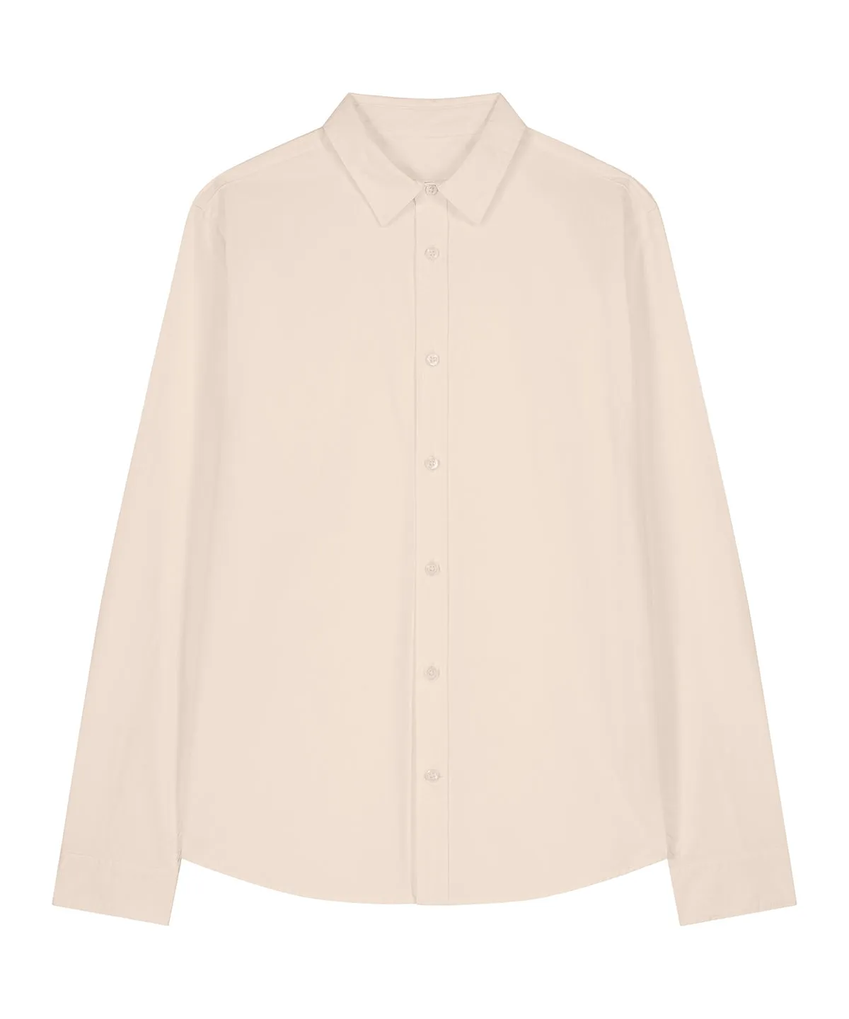 Organic Poplin Long Sleeve Shirt: Womens