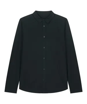 Organic Poplin Long Sleeve Shirt: Womens