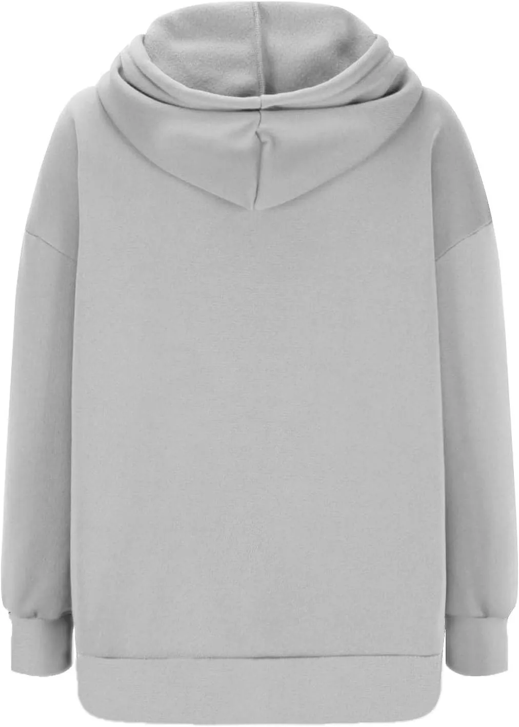 Oversized Sweatshirt for Women Plus Size Solid Color Drop Shoulder Pullover Hoodies with Pockets Fall Fashion Outfits