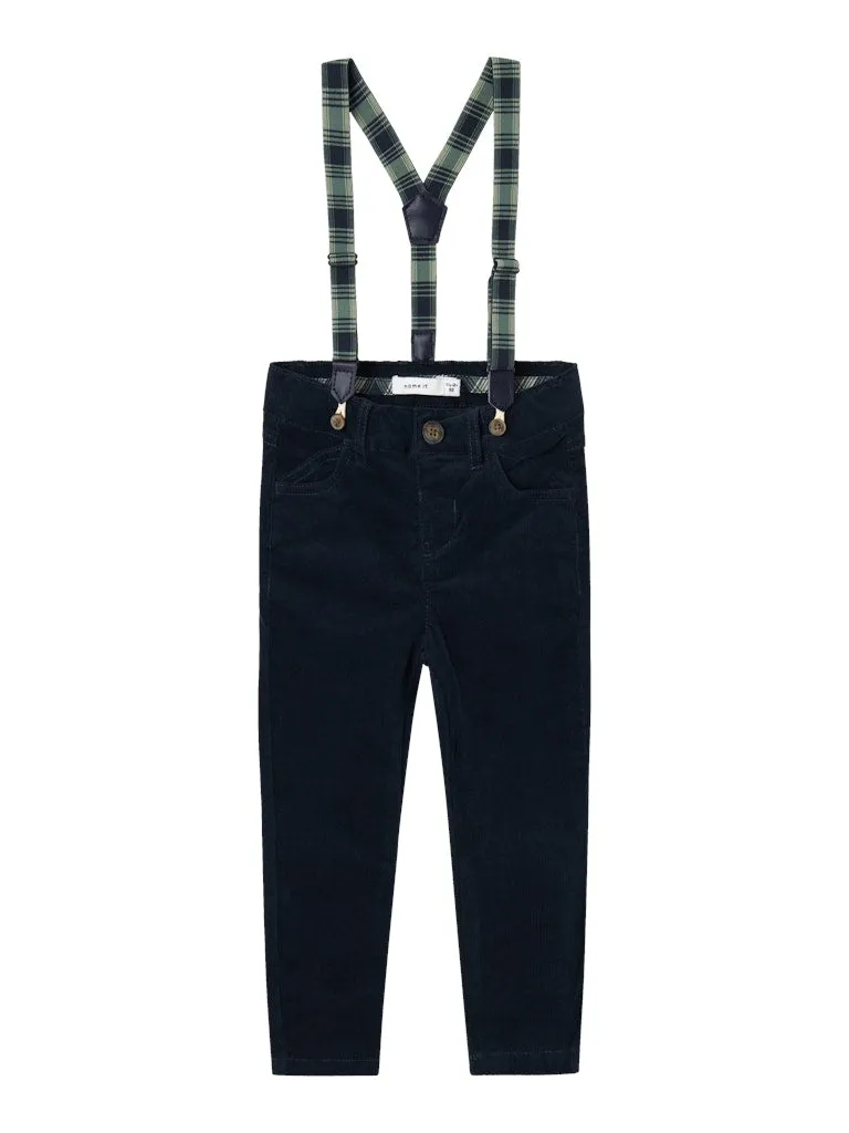 Ryan Slim Navy Cord Pants