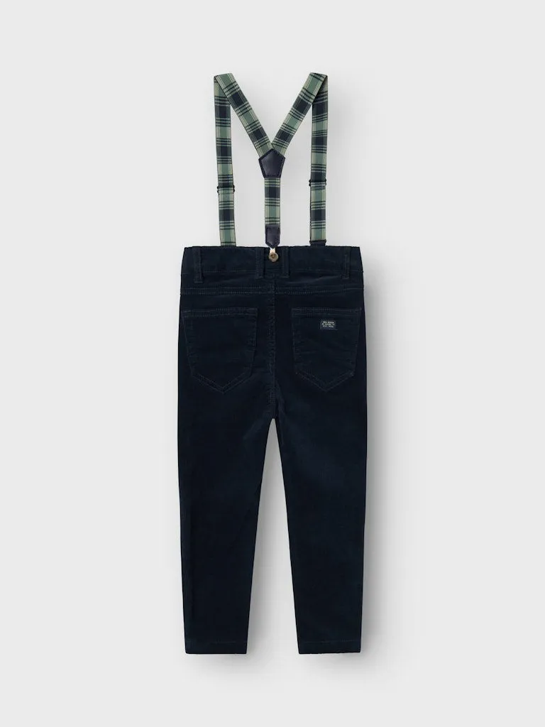 Ryan Slim Navy Cord Pants