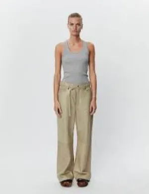 Sebas - polished leather pants
