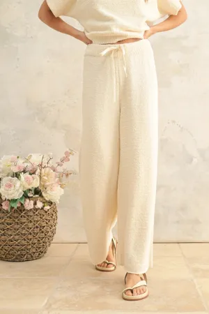 Textured Knitted Pants