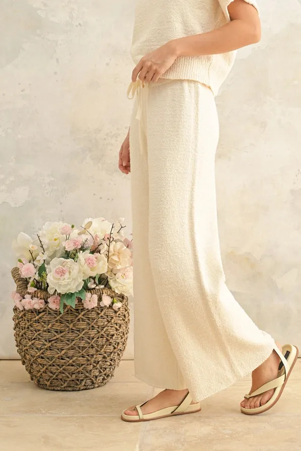 Textured Knitted Pants