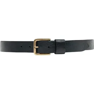 Timeless belt in leather quality / 12824 -  Dark blue