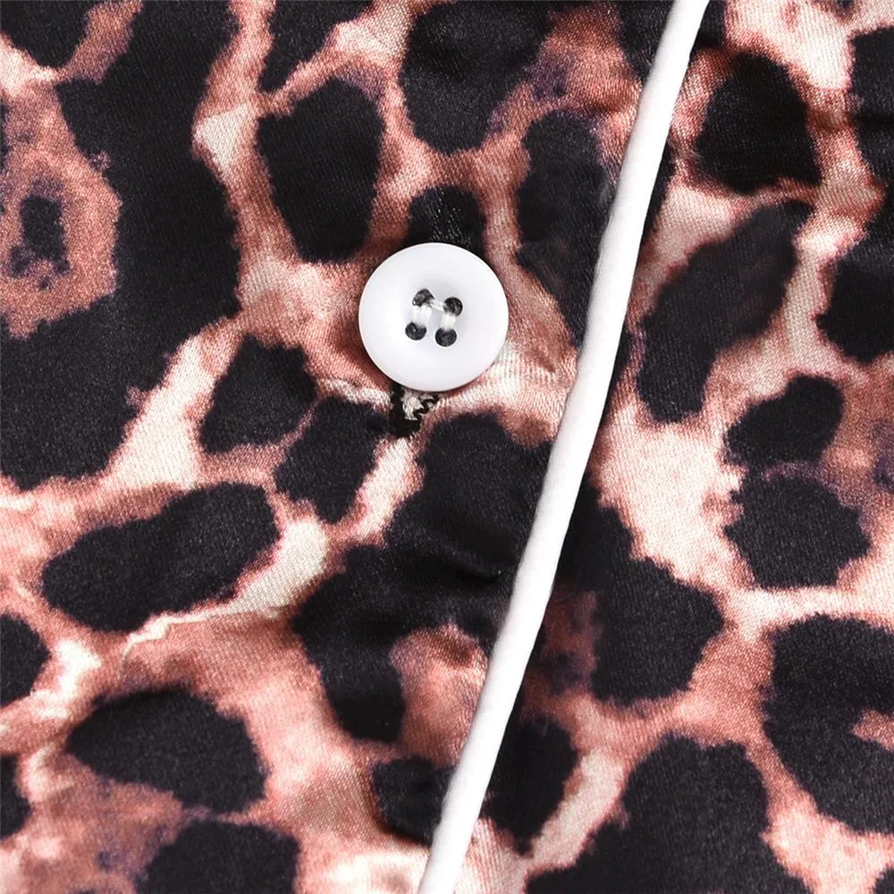 Toddler Girls Button Cardigan Leopard Top & Pants Wholesale Girl Clothing