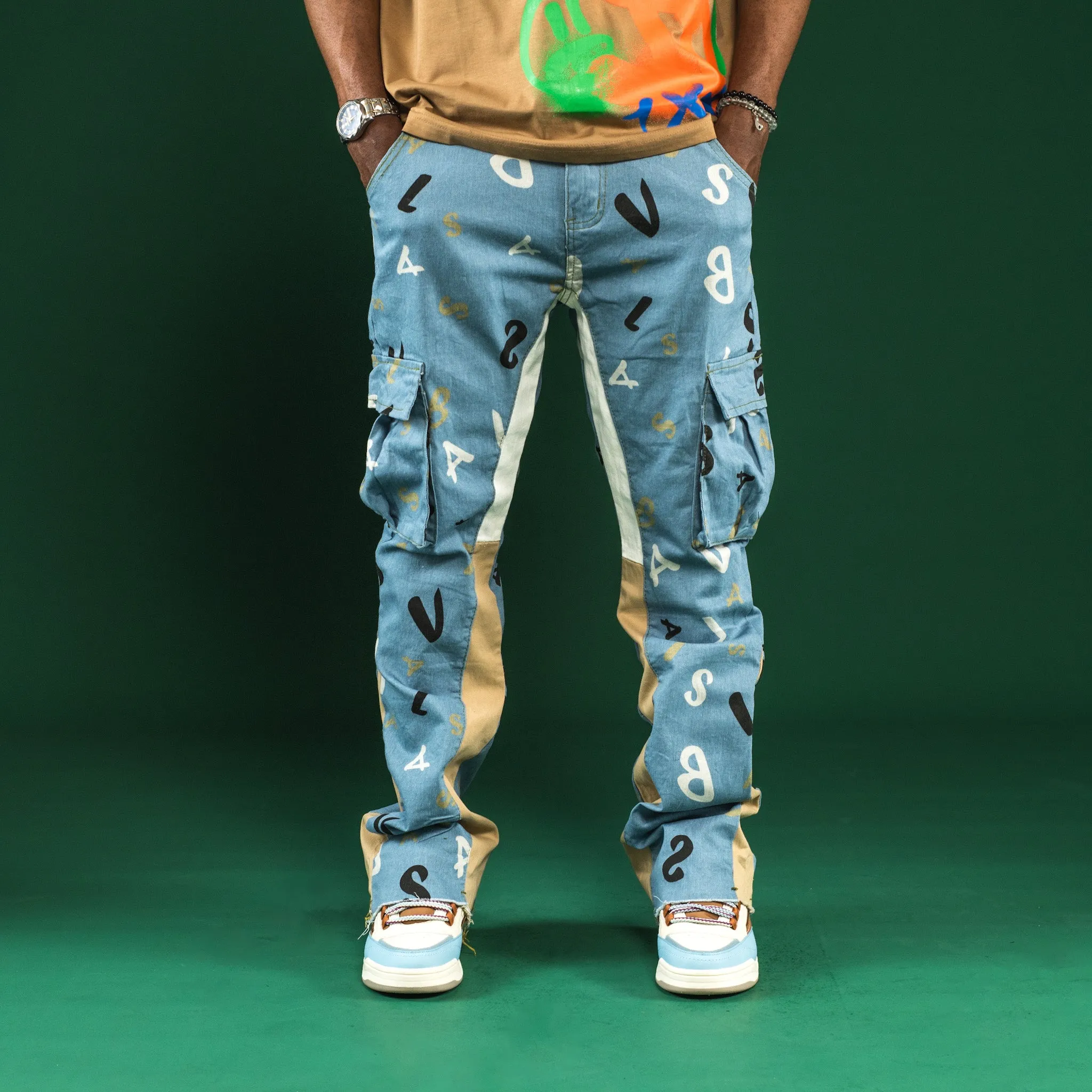Urban Camo Multi-Pocket Cargo Pants