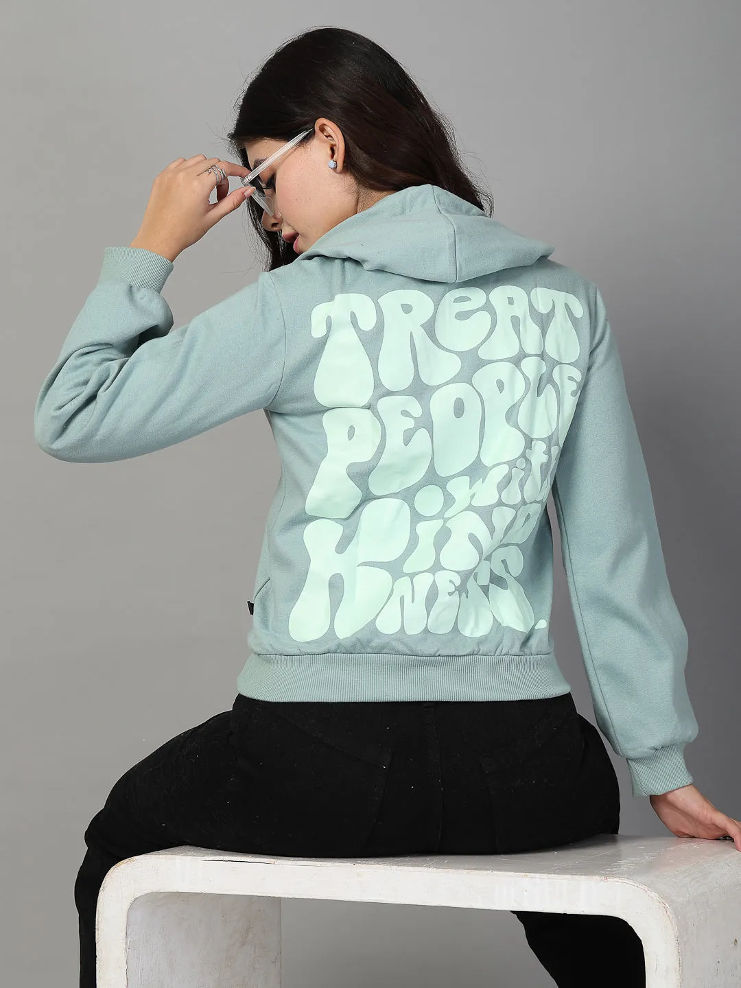 Warm & Stylish Back Print Sweatshirt