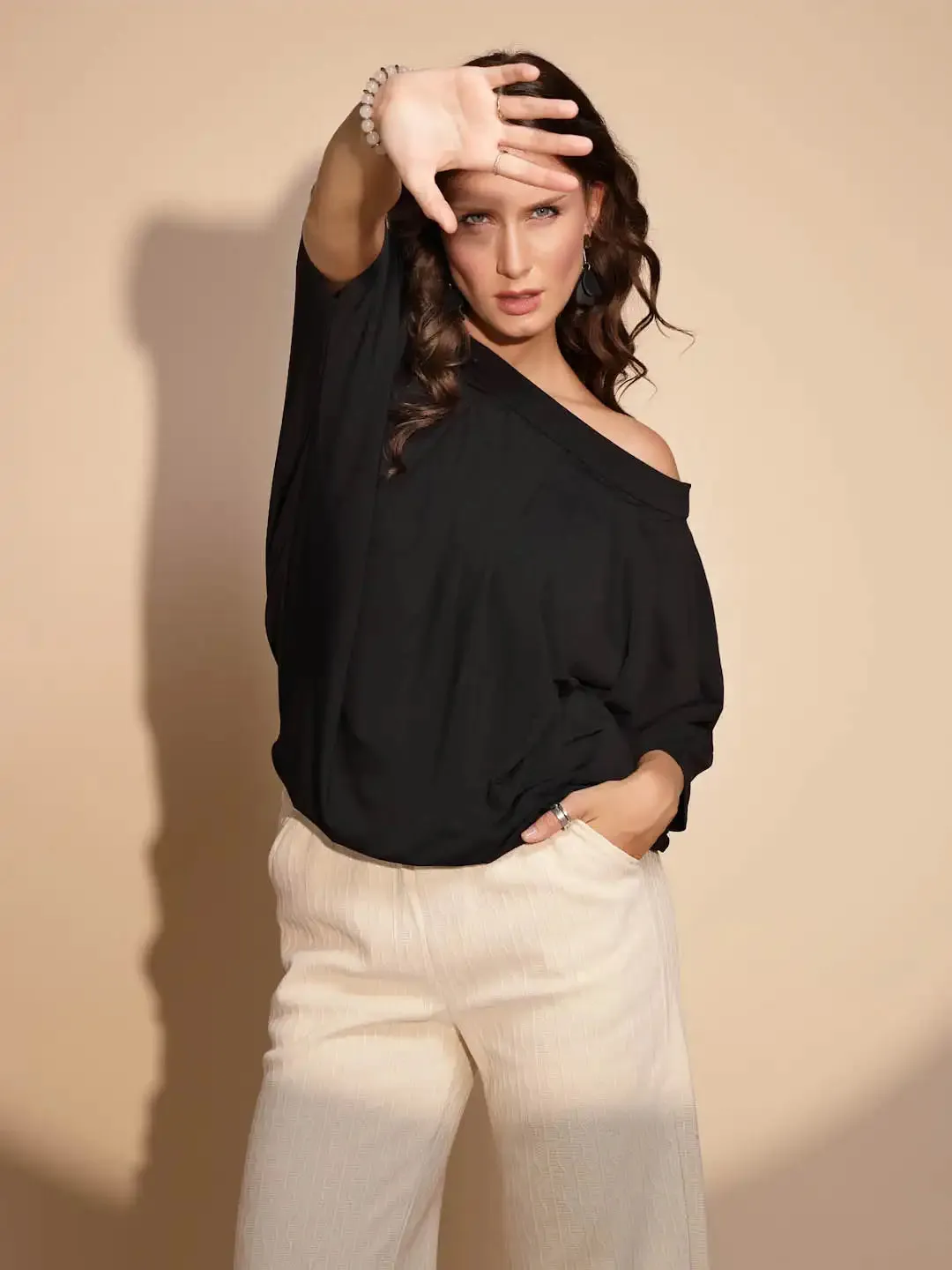Women Half Sleeve Off Shoulder Top